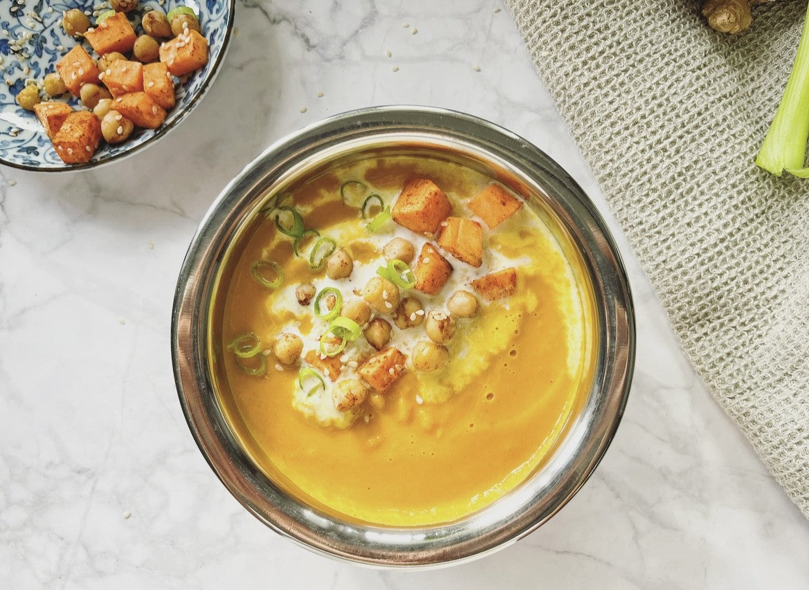 sweet potatp ginger soup