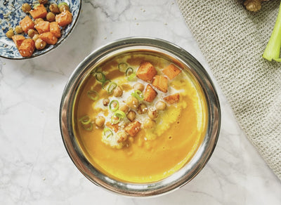 Warm Up with a Comforting Sweet Potato Ginger Soup