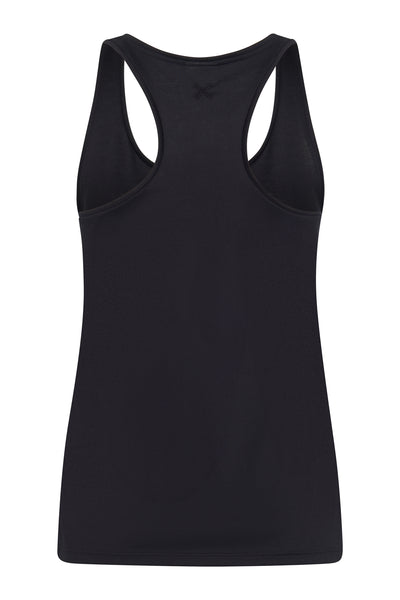 Biodegradable yoga & activewear top in Caviar Black -  designed for circular fashion