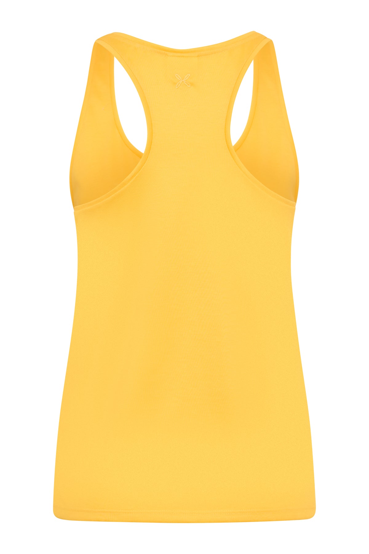 Durable and stylish eco-friendly yoga top in Sunshine Yellow - Cradle to Cradle certified and Circular made fir conscious living