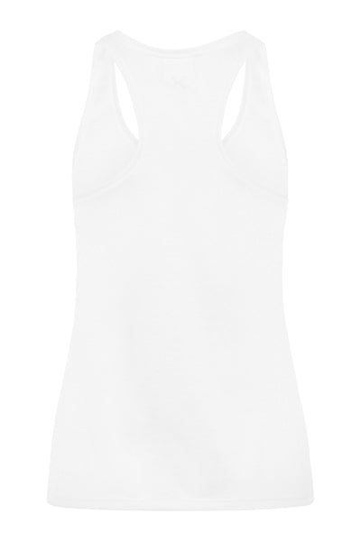 Racer Tank - Diamond White